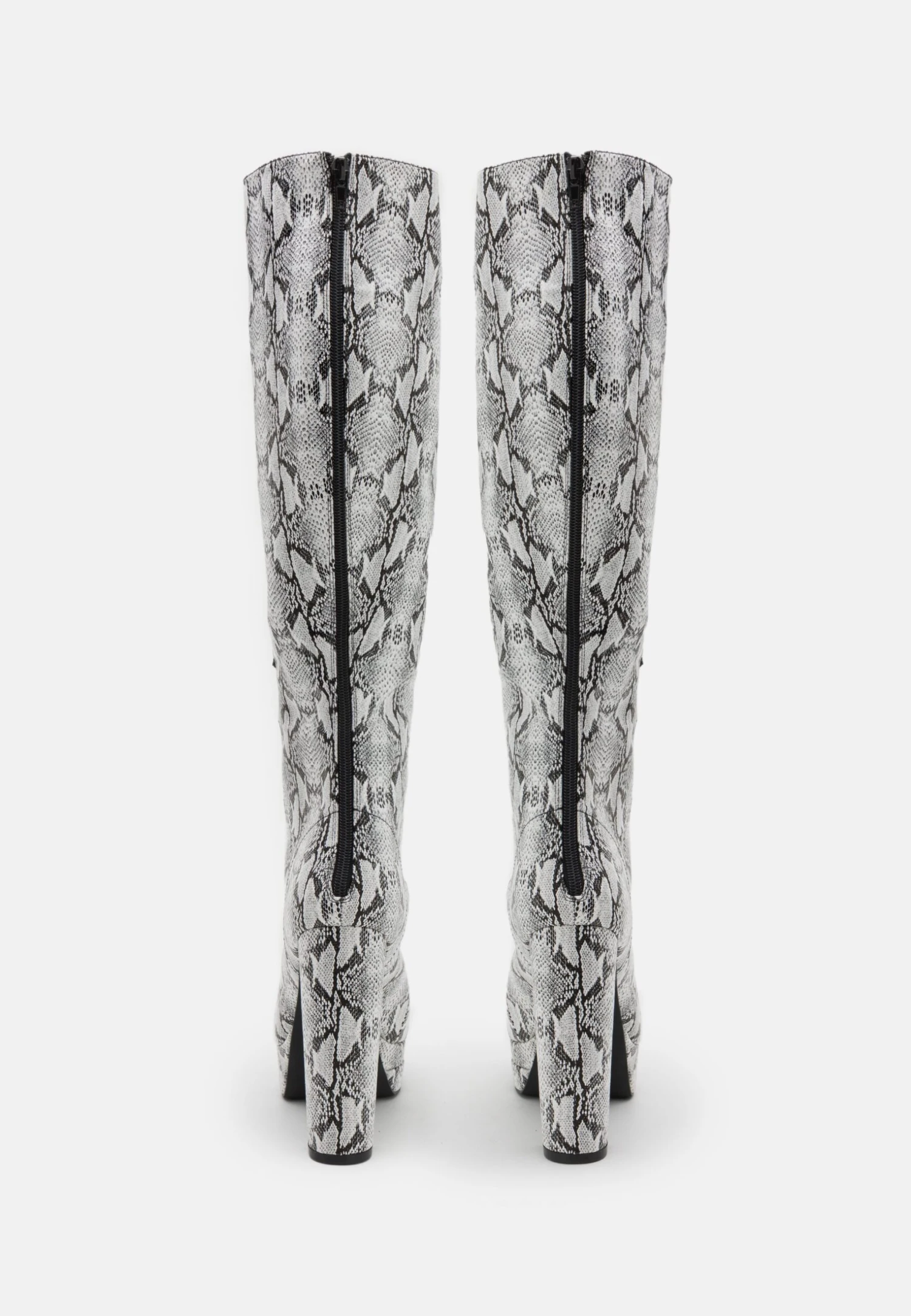 Plateaulaarzen - White