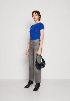 Even&Odd 2 Pack - T-Shirt Basic - Blue/Mottled Dark Grey