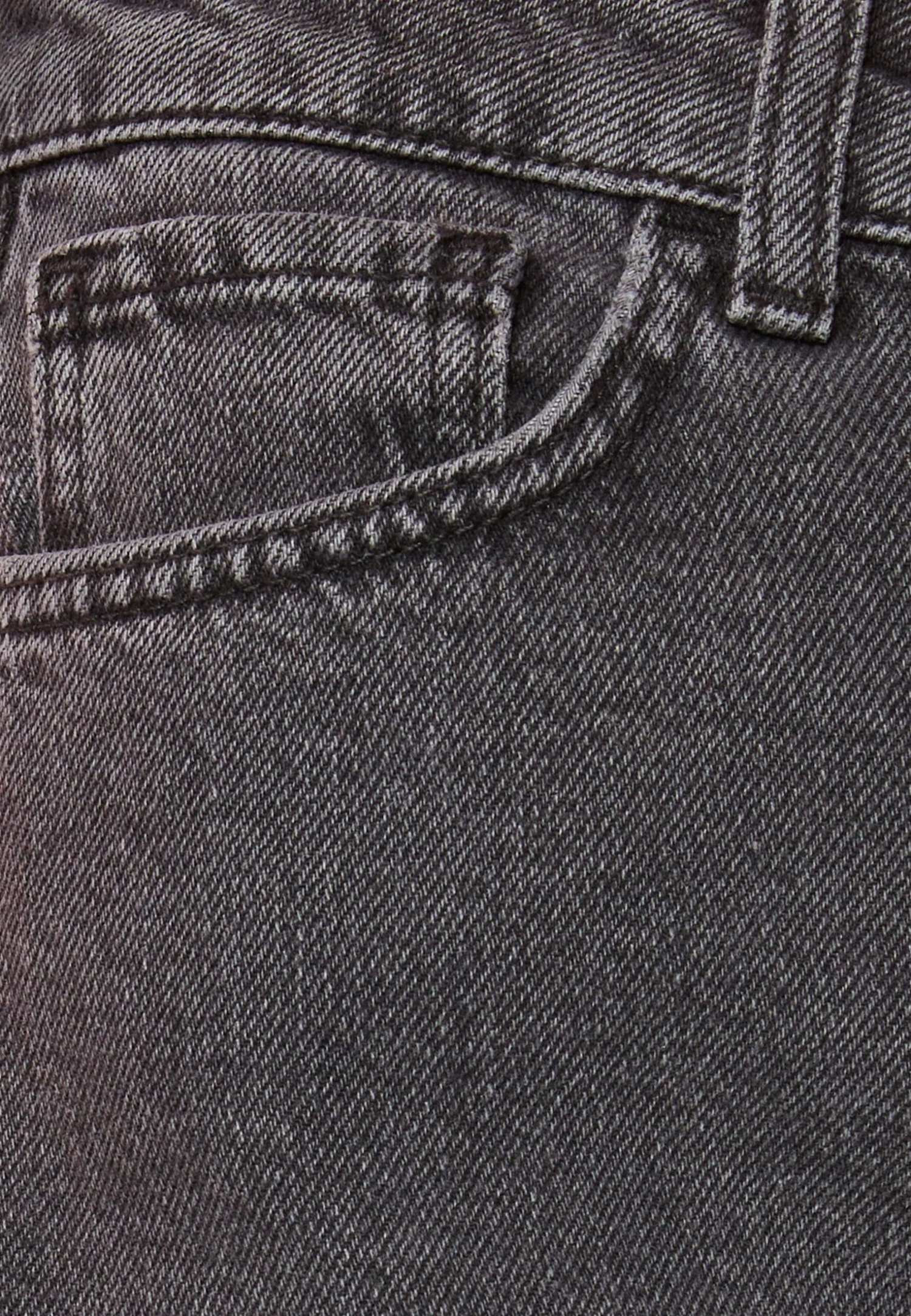 Jeansshort - Black Denim