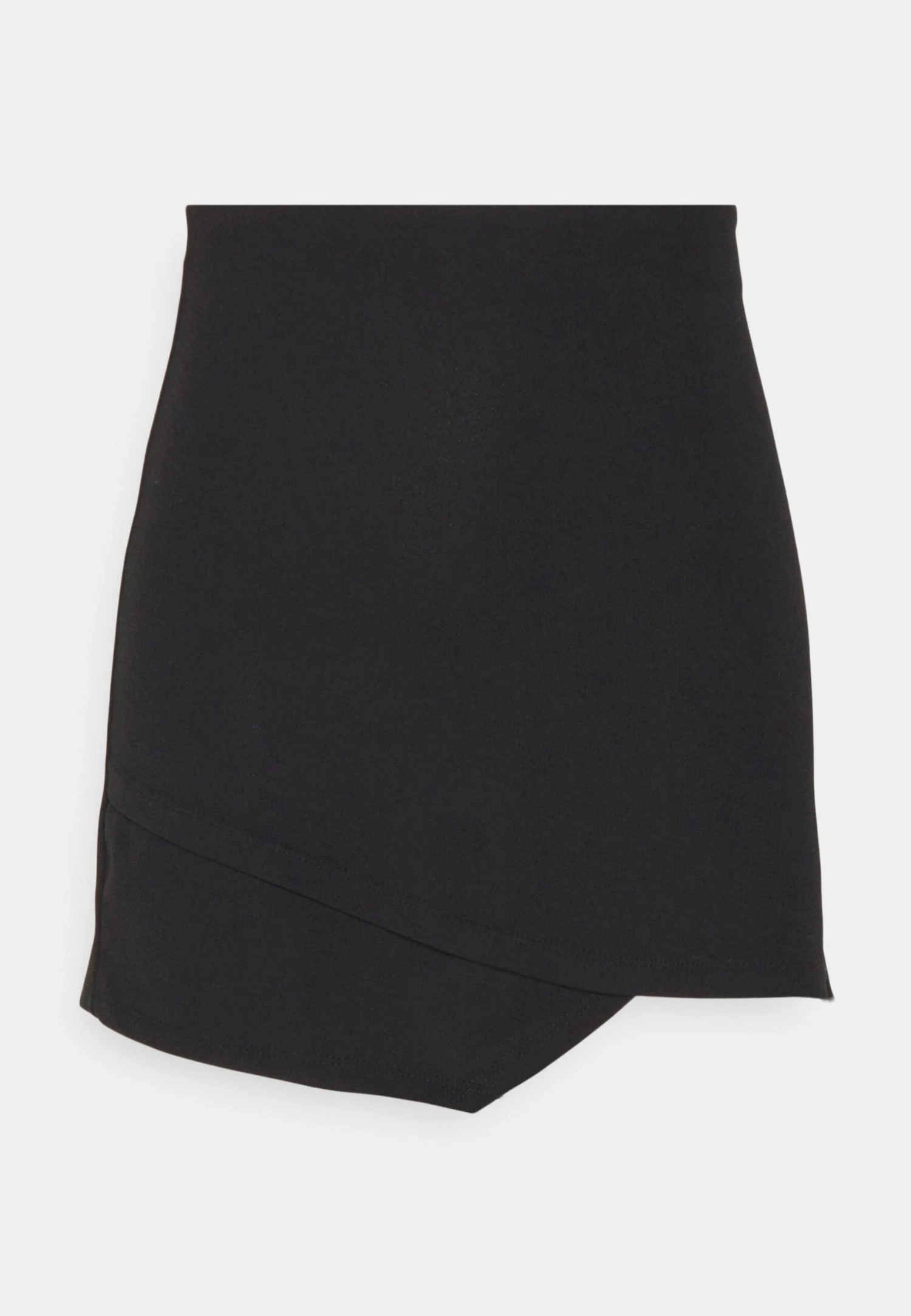 Gathered Mini Skirt- Minirok - Black