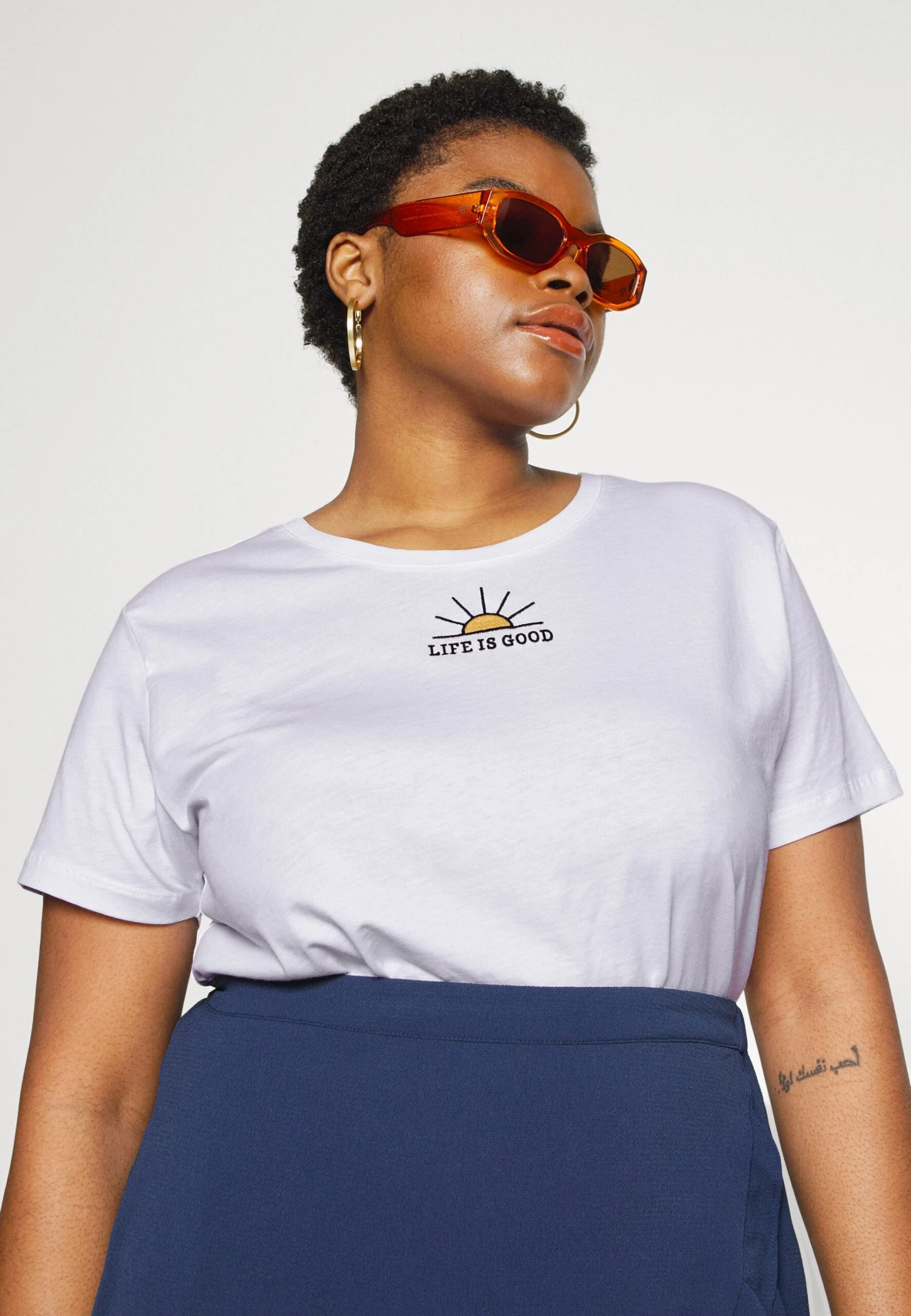 T-Shirt Print - White